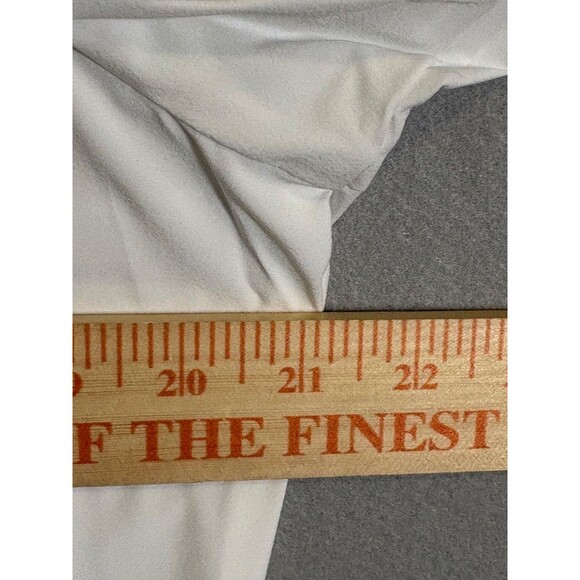 NWT Mizzen Main Leeward Dress Shirt Mens M White Trim Fit French Cuff - Picture 3 of 8